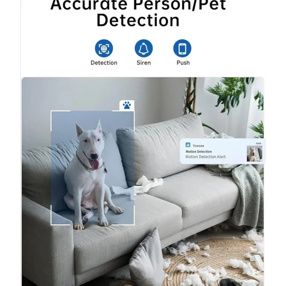 [5G & 2.4G] 2K Pan/Tilt Security Cameras for Home Security Indoor, AI Voice 100$